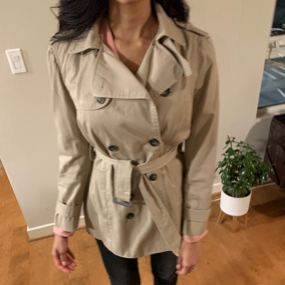 Zara Cotton Trench Coat